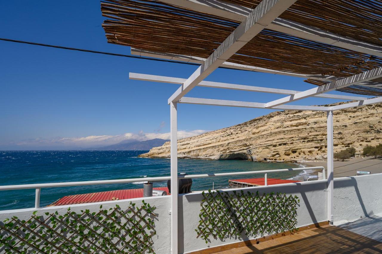 Flores Playa Matala Exterior foto