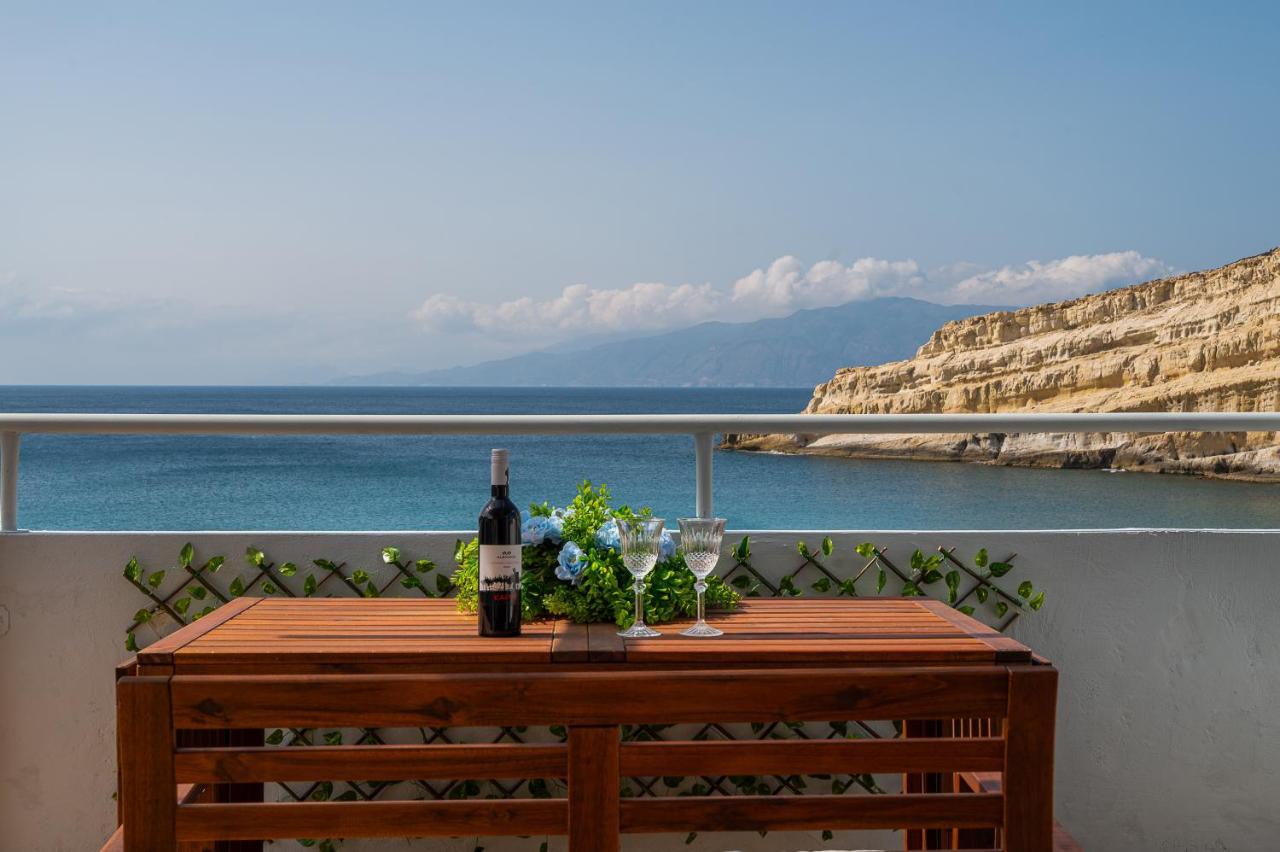 Flores Playa Matala Exterior foto